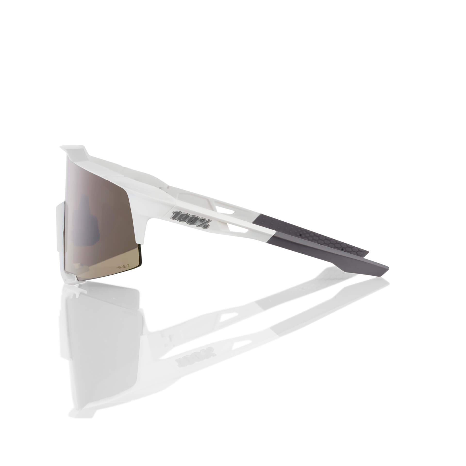 SPEEDCEAFT – Matte White – HiPER Silver Mirror Lens