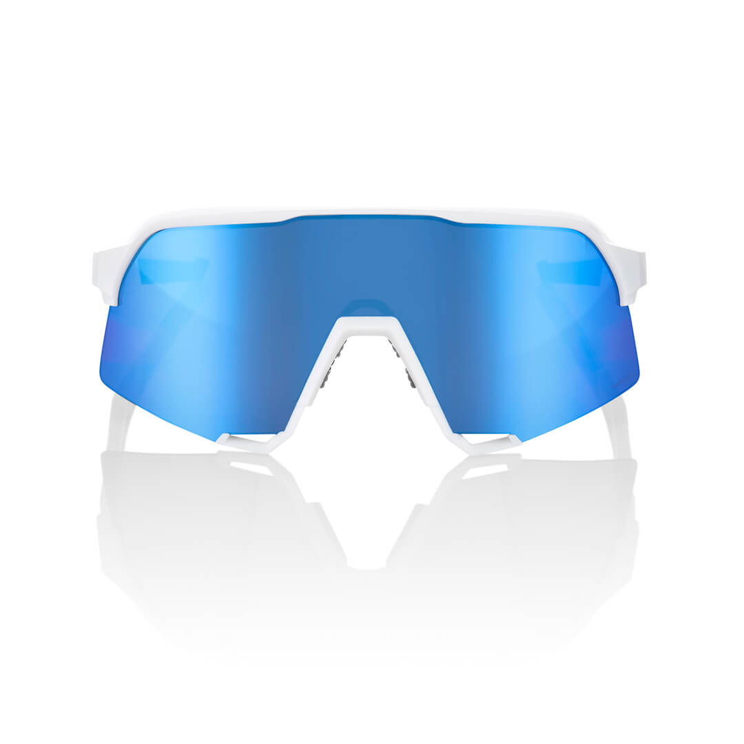 S3 – Matte White – HiPER Blue Multilayer Mirror Lens