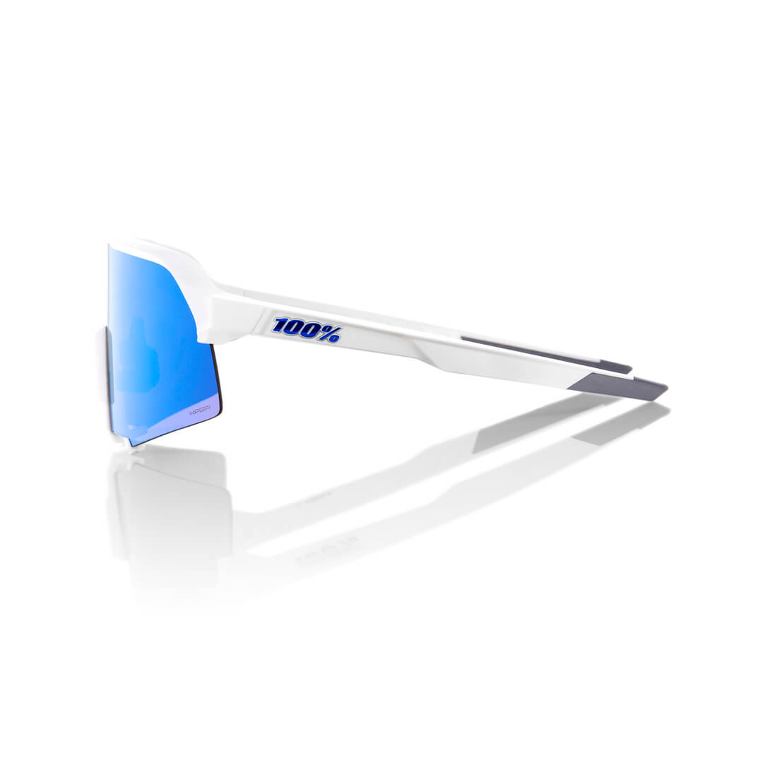 S3 – Matte White – HiPER Blue Multilayer Mirror Lens