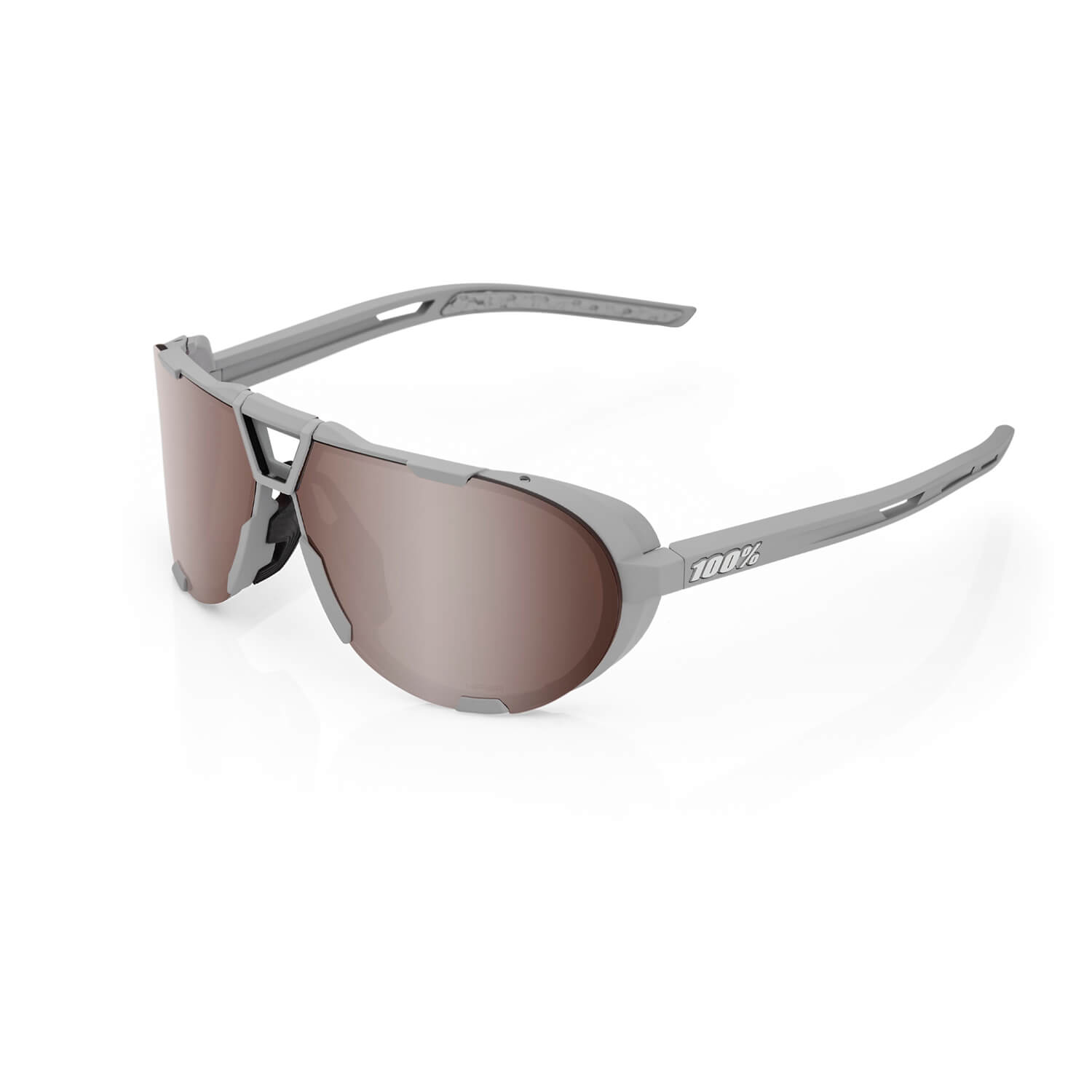 WESTCRAFT – Soft Tact Cool Grey – HiPER Crimson Silver Mirror Lens