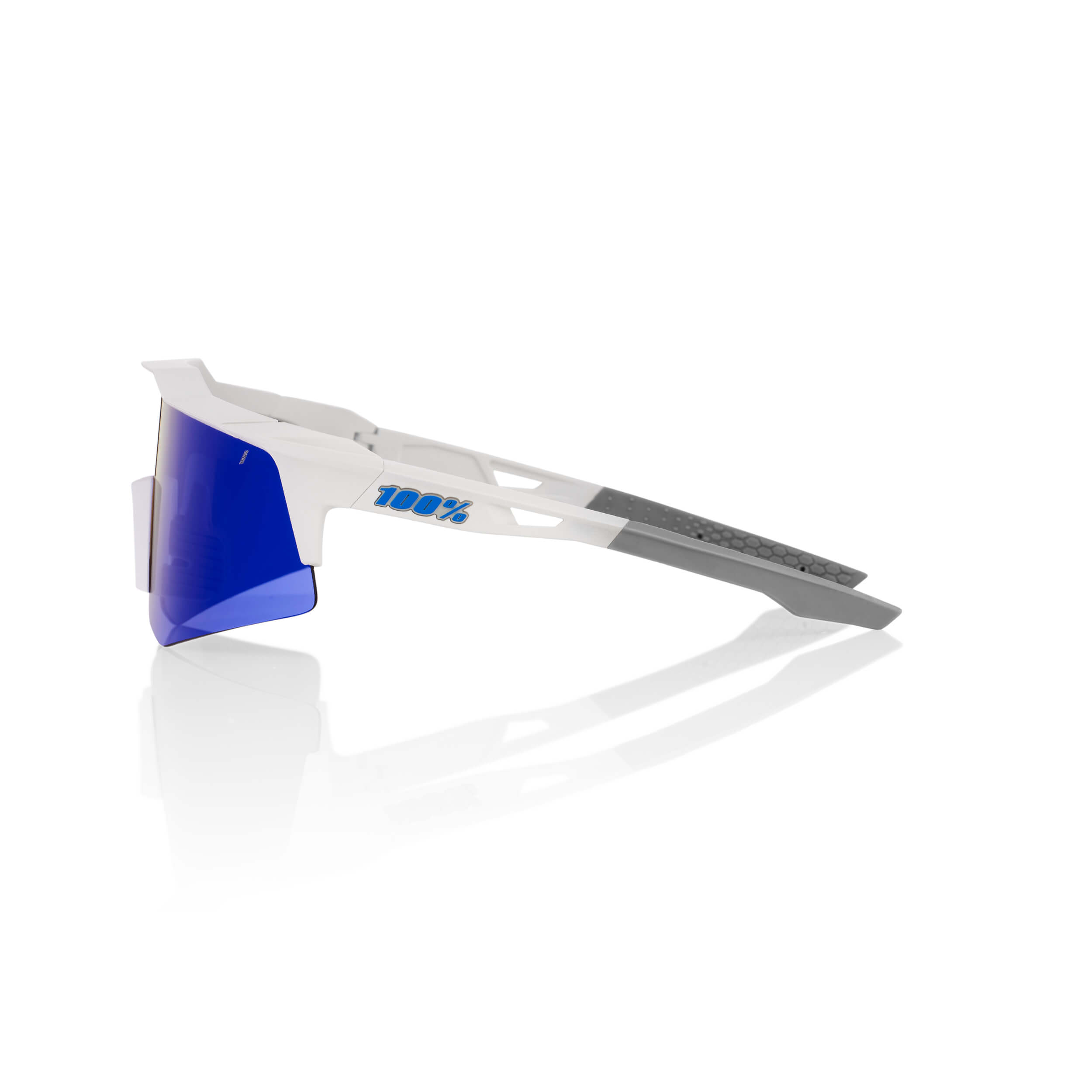 SPEEDCRAFT XS – Matte White – Blue Multilayer Mirror Lens