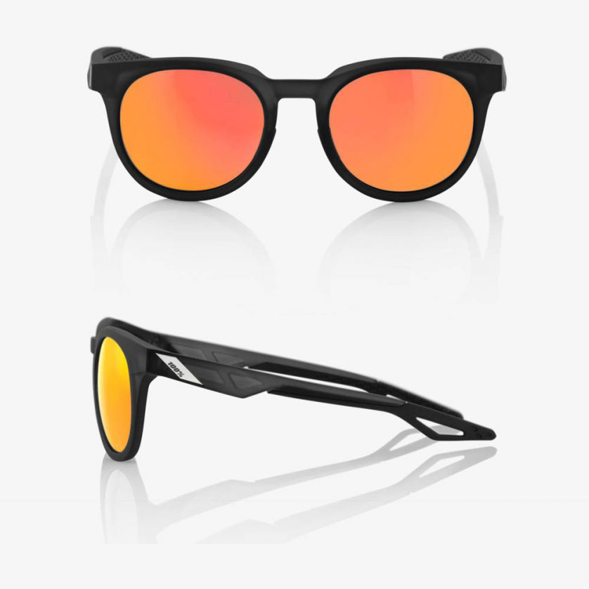 CAMPO – Matte Crystal Black / HiPER Red Multilayer Mirror Lens