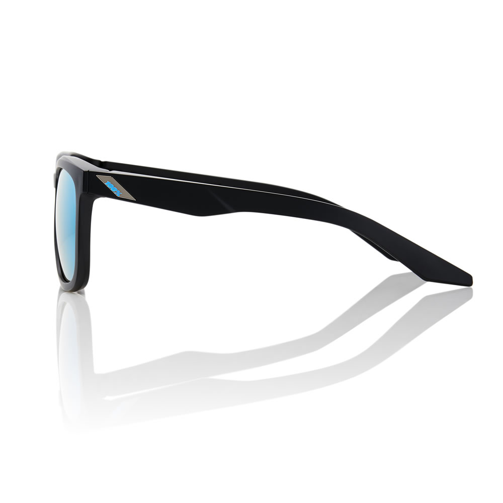 HUDSON – Matte Black / HiPER Blue Multilayer Mirror Lens