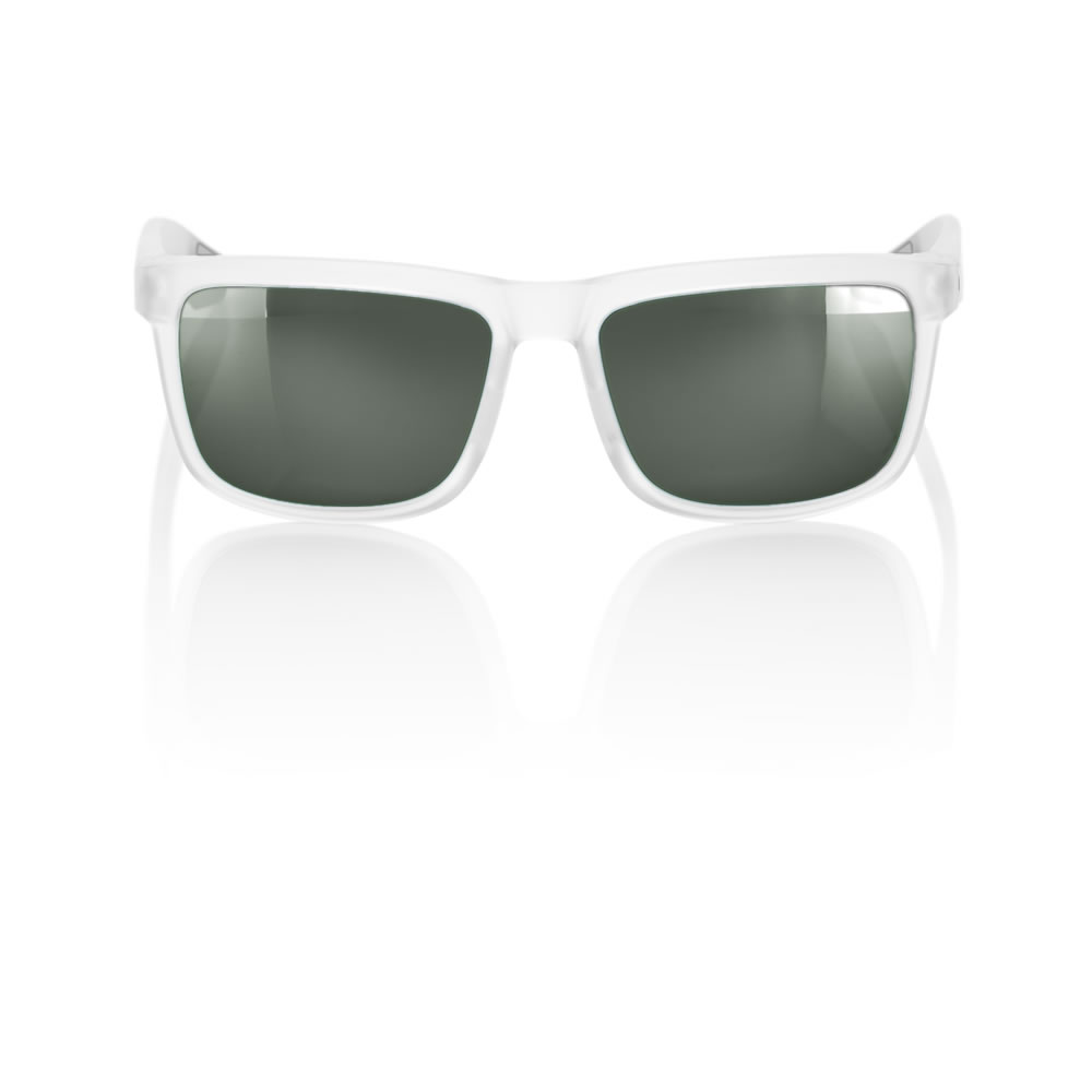 BLAKE – Matte transluscent Crystal Clear – Grey Green Lens