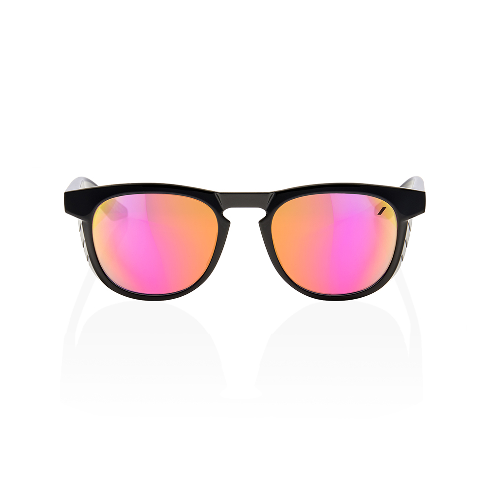 SLENT – Polished Black – Purple Multilayer Mirror Lens