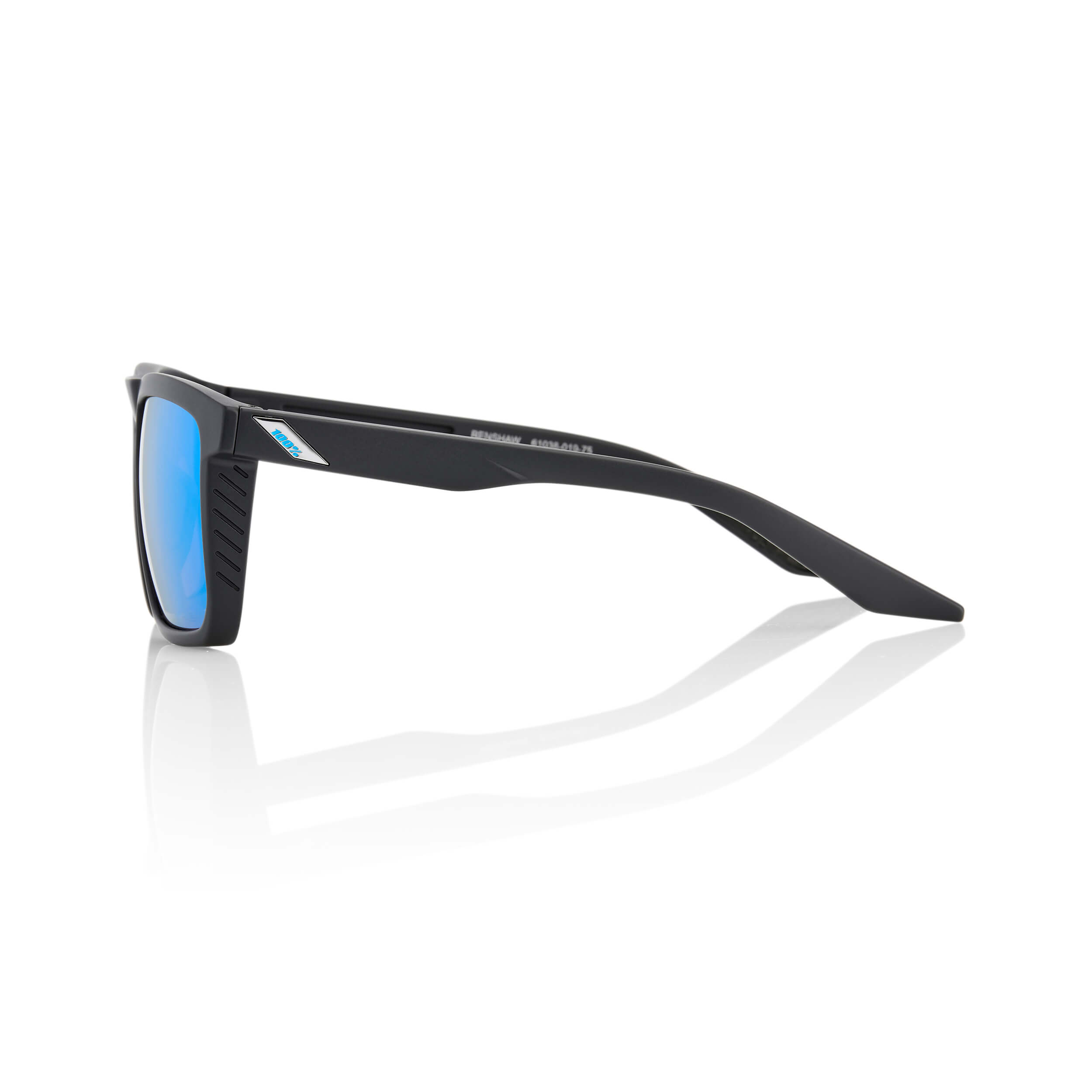 RENSHAW – Matte Black – HiPER Blue Multilayer Mirror Lens