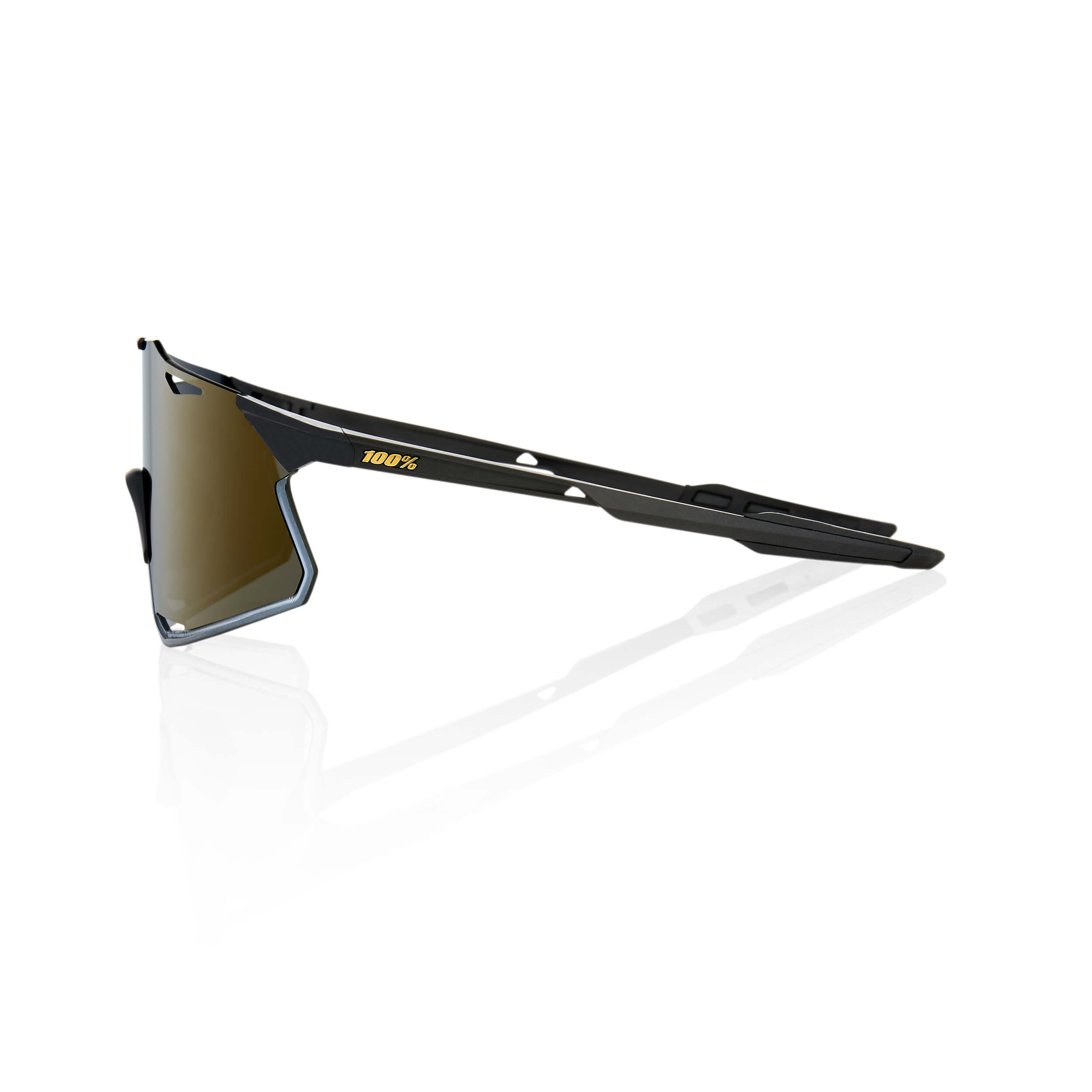 HYPERCRAFT – Matte Black – Soft Gold Mirror Lens