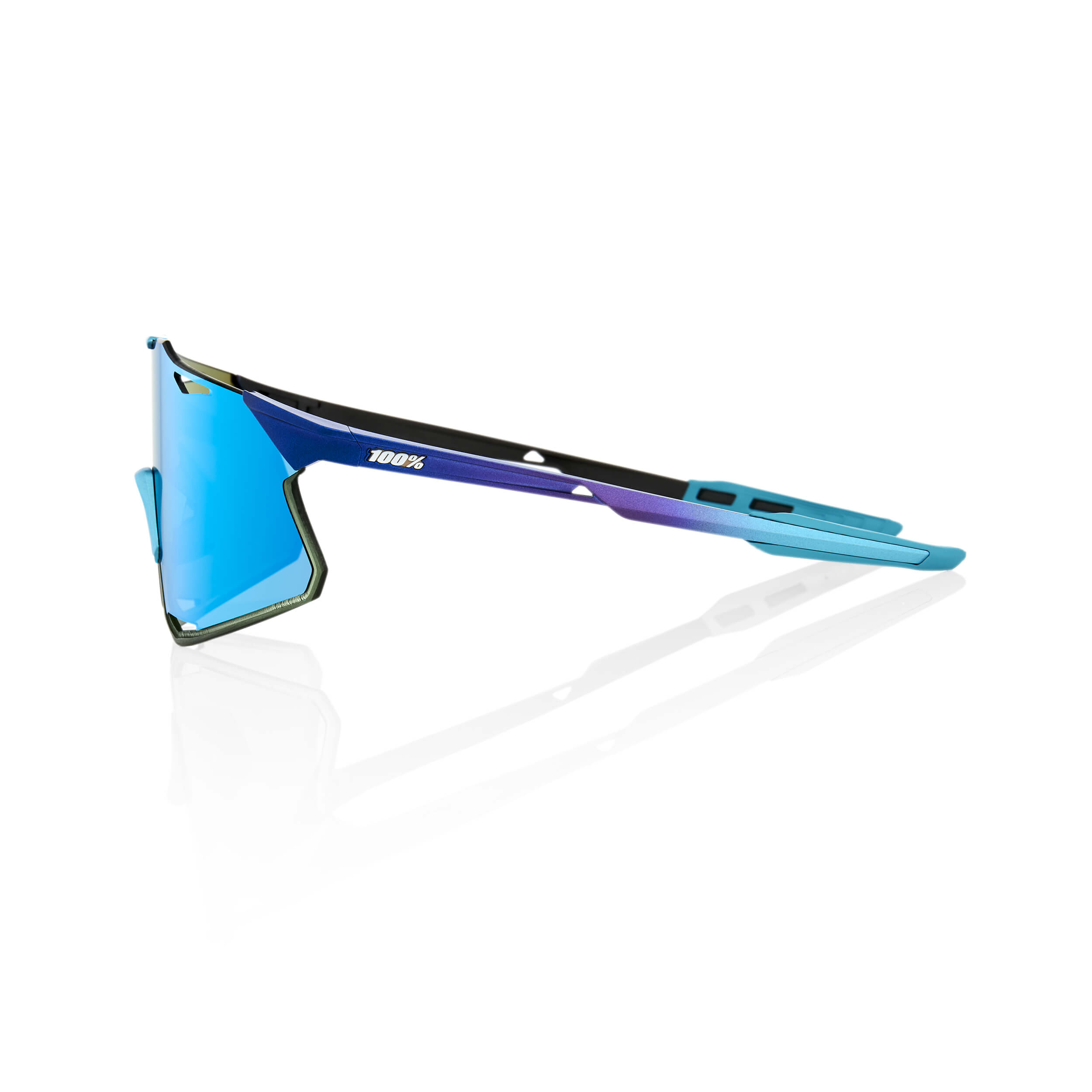 HYPERCRAFT – Matte Metallic Into the Fade – Blue Topaz Multilayer Mirror Lens