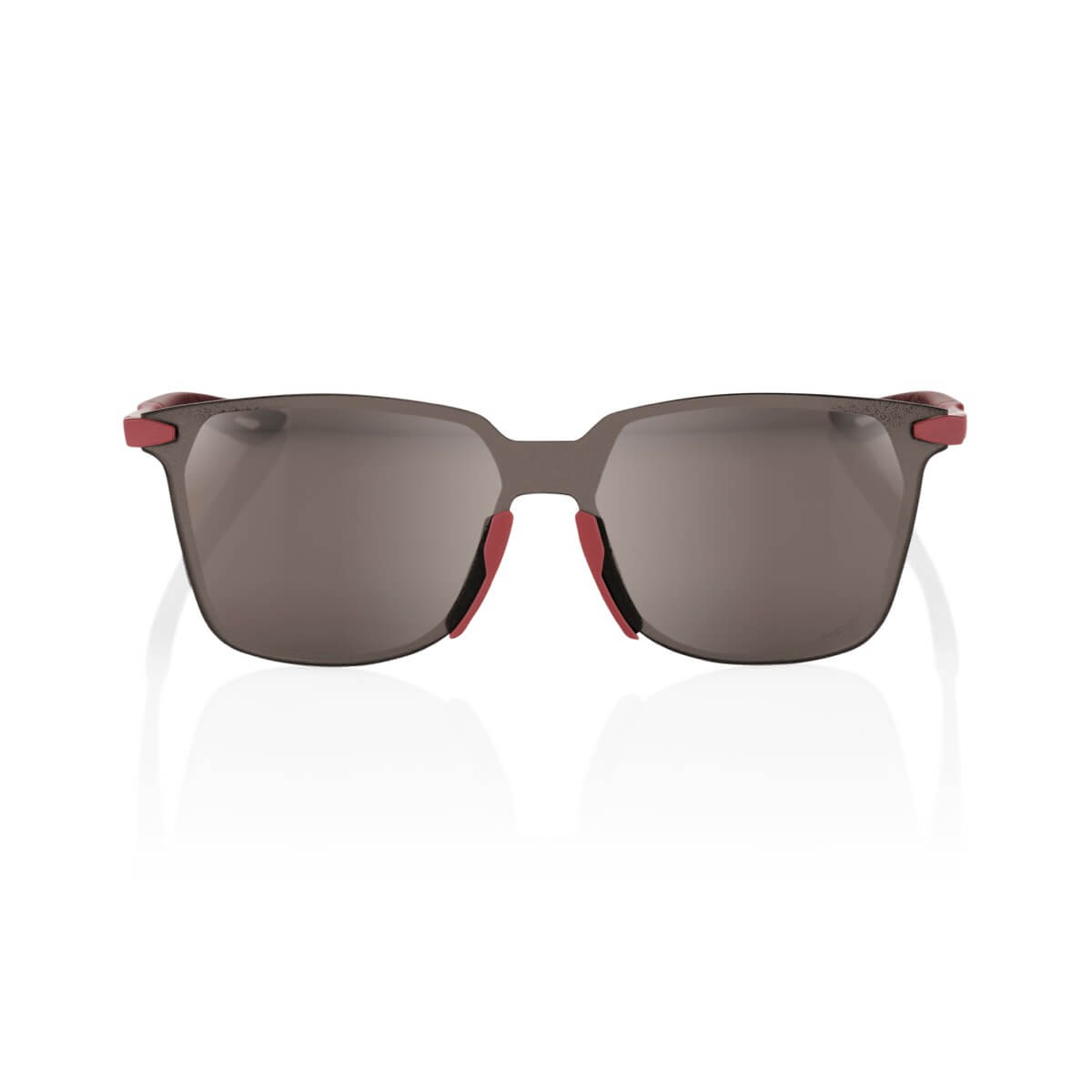 LEGERE Square – Soft Tact Crimson – HiPER Silver Mirror Lens