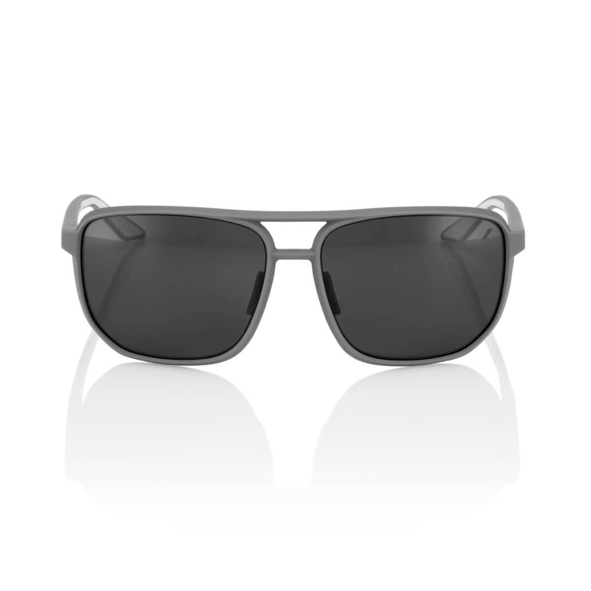 KONNOR Aviator Square – Soft Tact Dark Haze – Smoke Lens