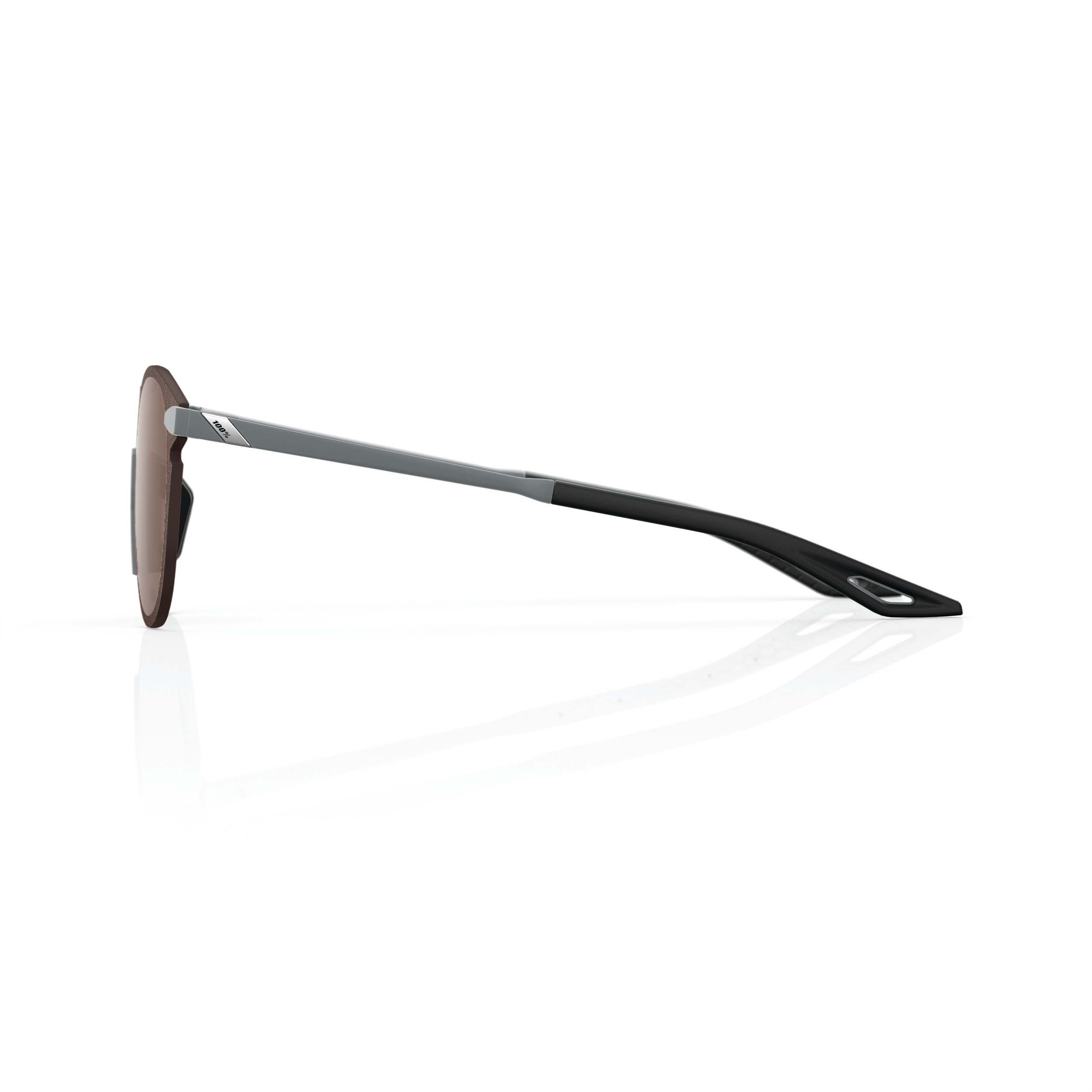 LEGERE Round – Soft Tact Cool Grey / HiPER Crimson Mirror Lens