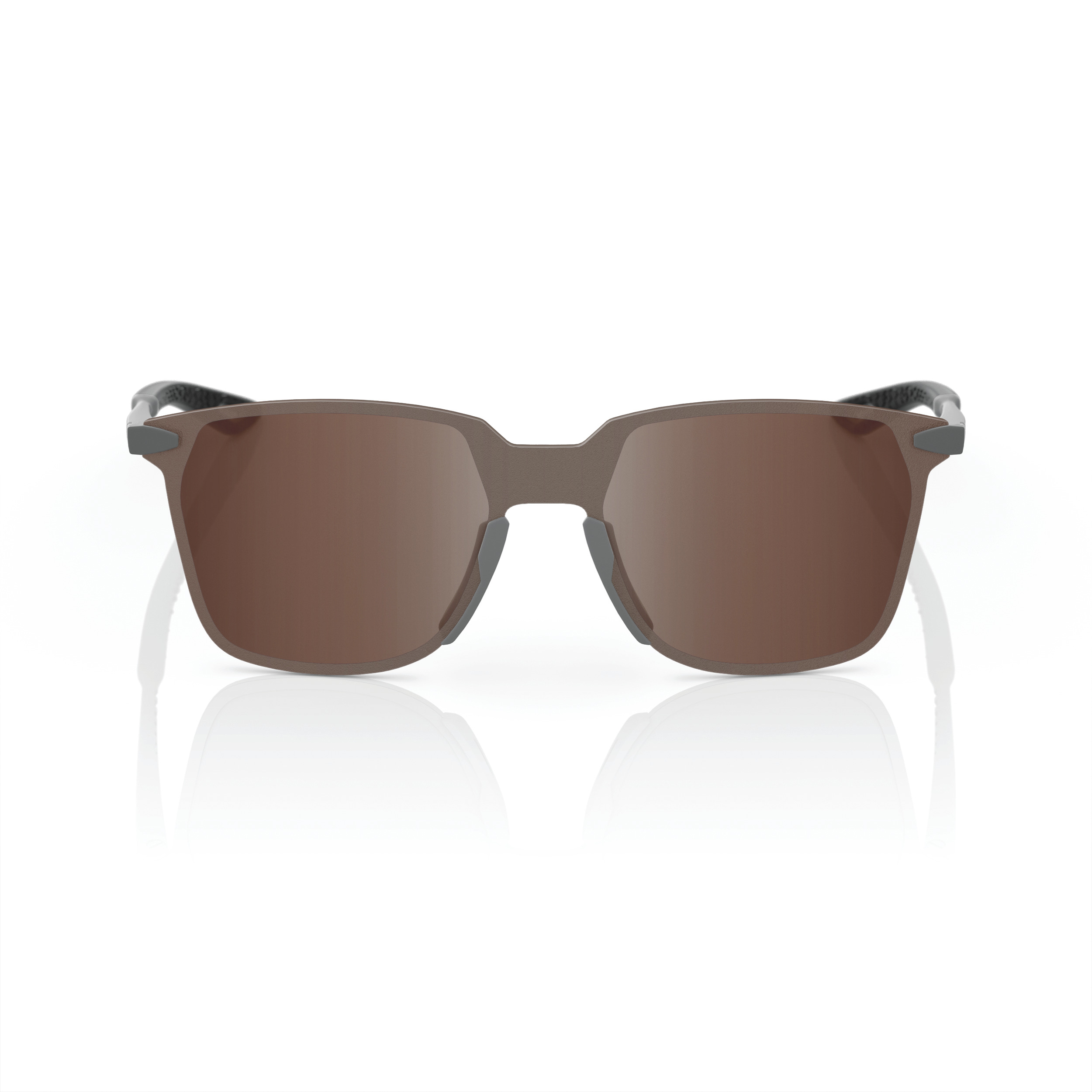 LEGERE Square – Soft Tact Cool Gray / HiPER Crimson Silver Mirror Lens