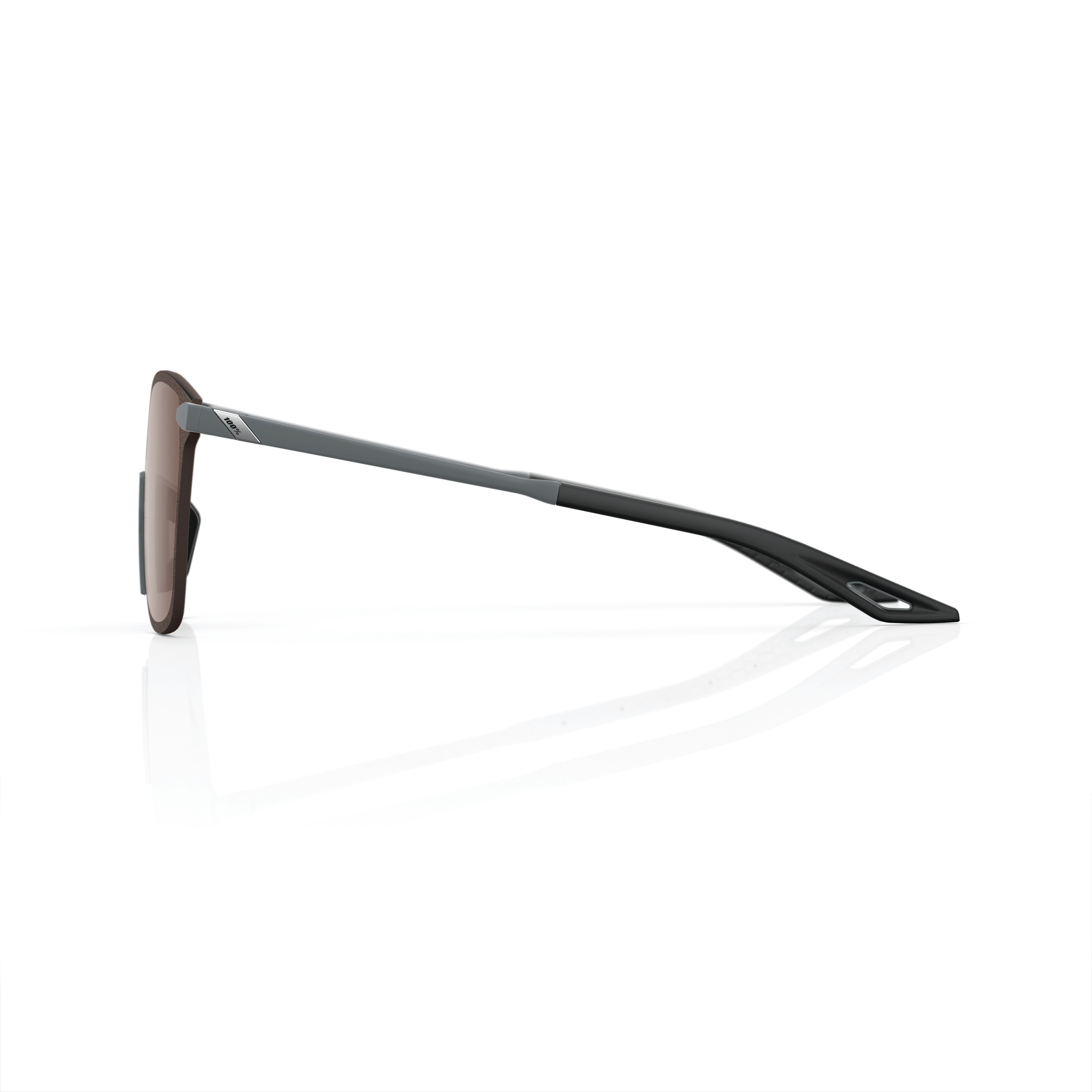 LEGERE Square – Soft Tact Cool Gray / HiPER Crimson Silver Mirror Lens