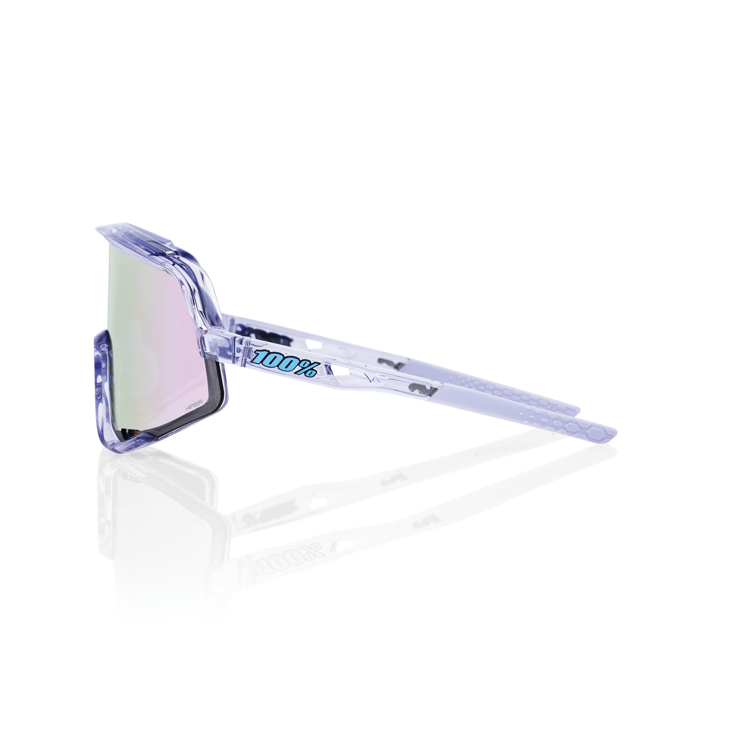 GLENDALE – Polished Translucent Lavender / HiPER Lavender Mirror Lens