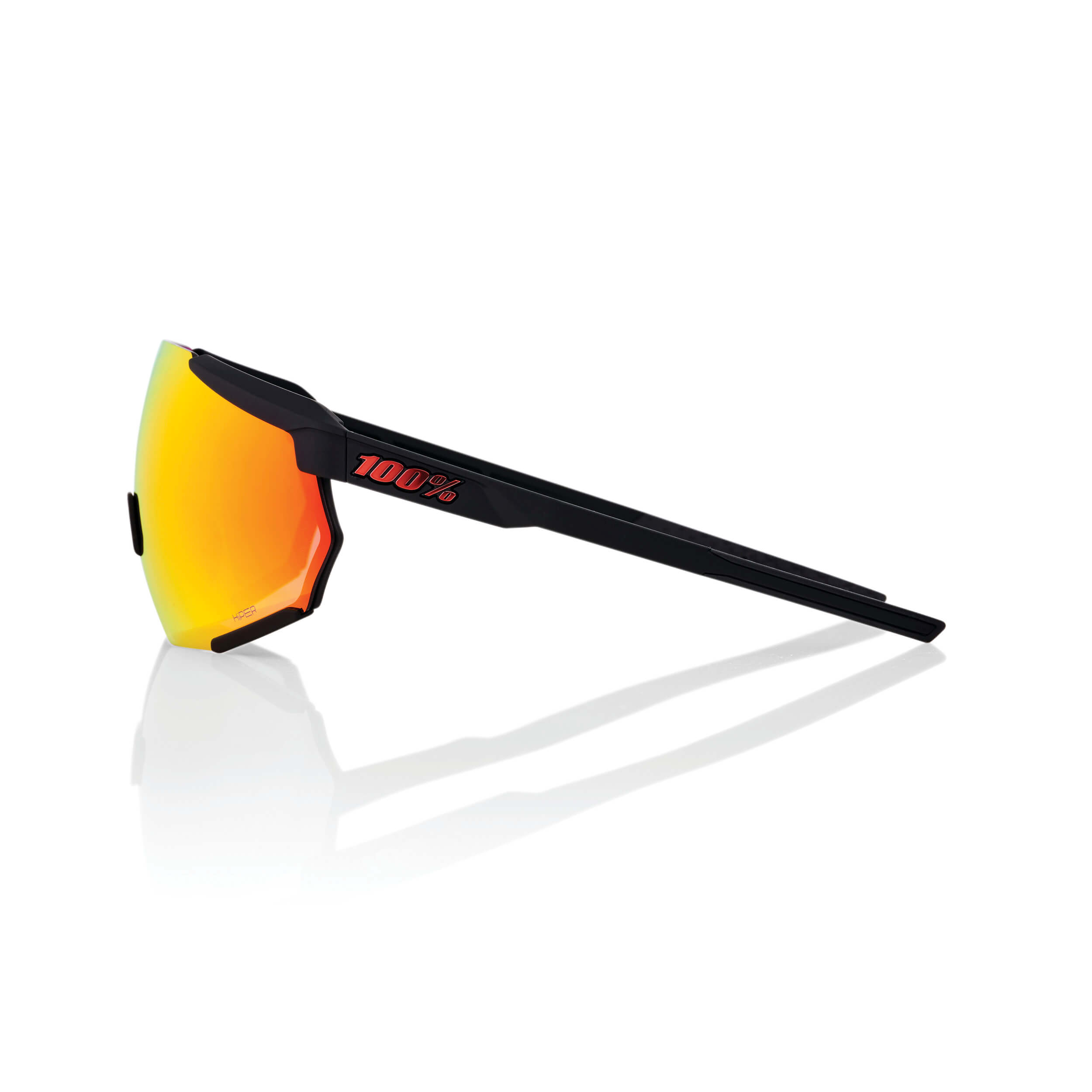 RACETRAP 3.0 – Soft Tact Black / HiPER Red Multilayer Mirror Lens