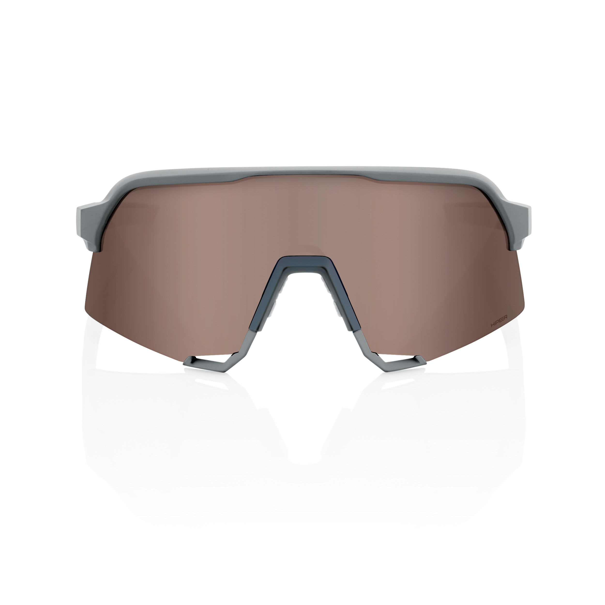 S3 – Soft Tact Stone Grey / HiPER Crimson Silver Mirror Lens