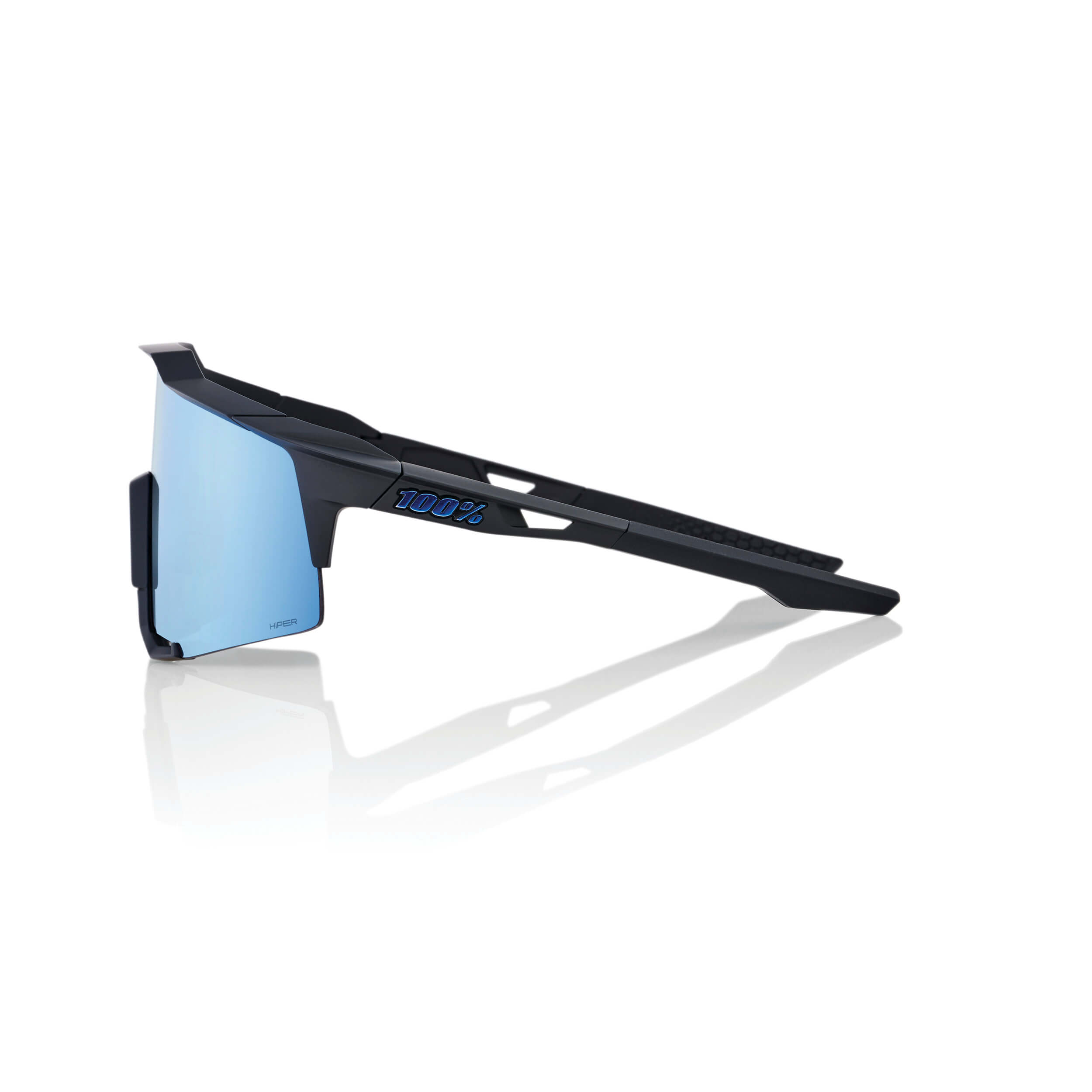 SPEEDCRAFT – Matte Black / HiPER Blue Multilayer Mirror Lens
