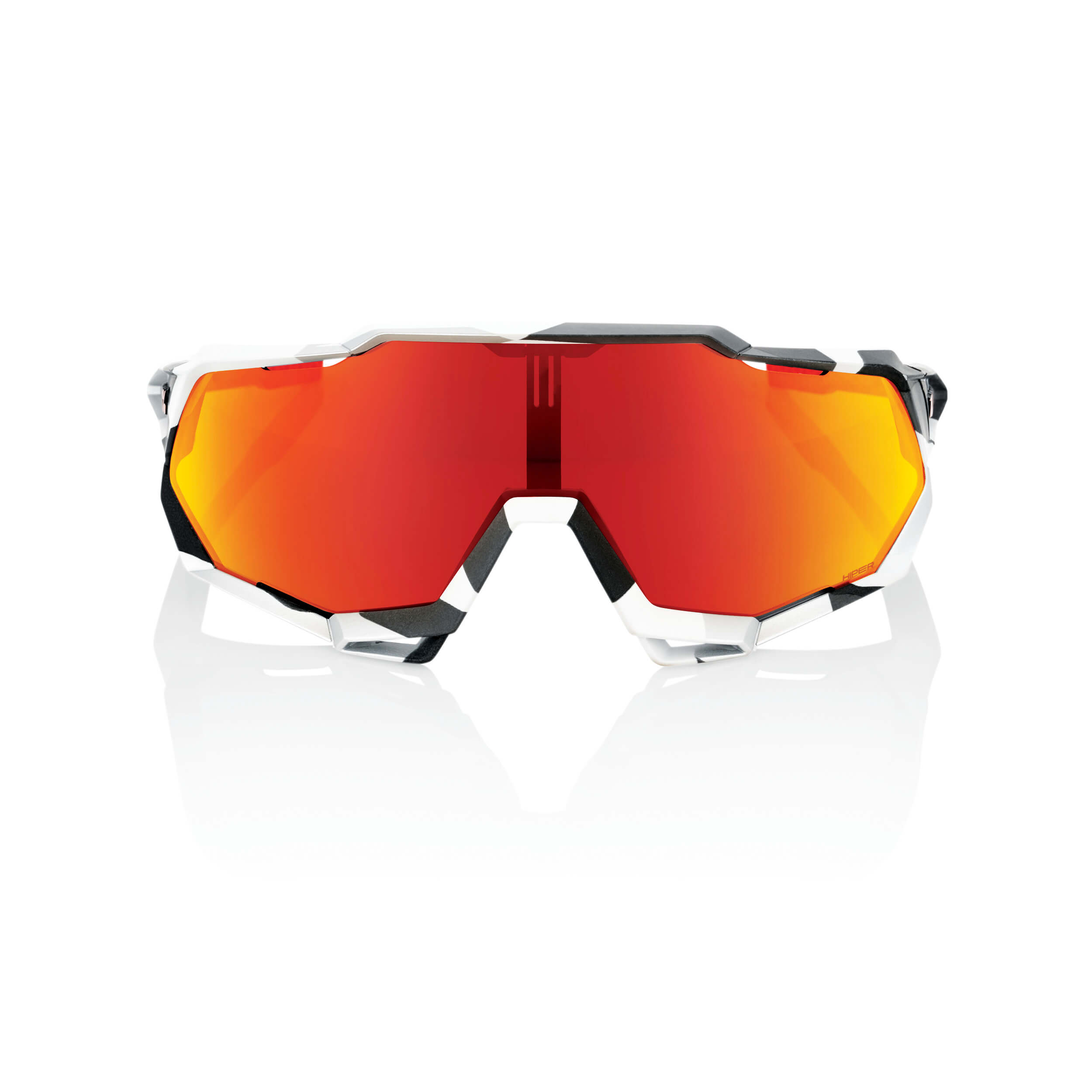 SPEEDTRAP – Soft Tact Grey Camo / HiPER Red Multilayer Mirror Lens