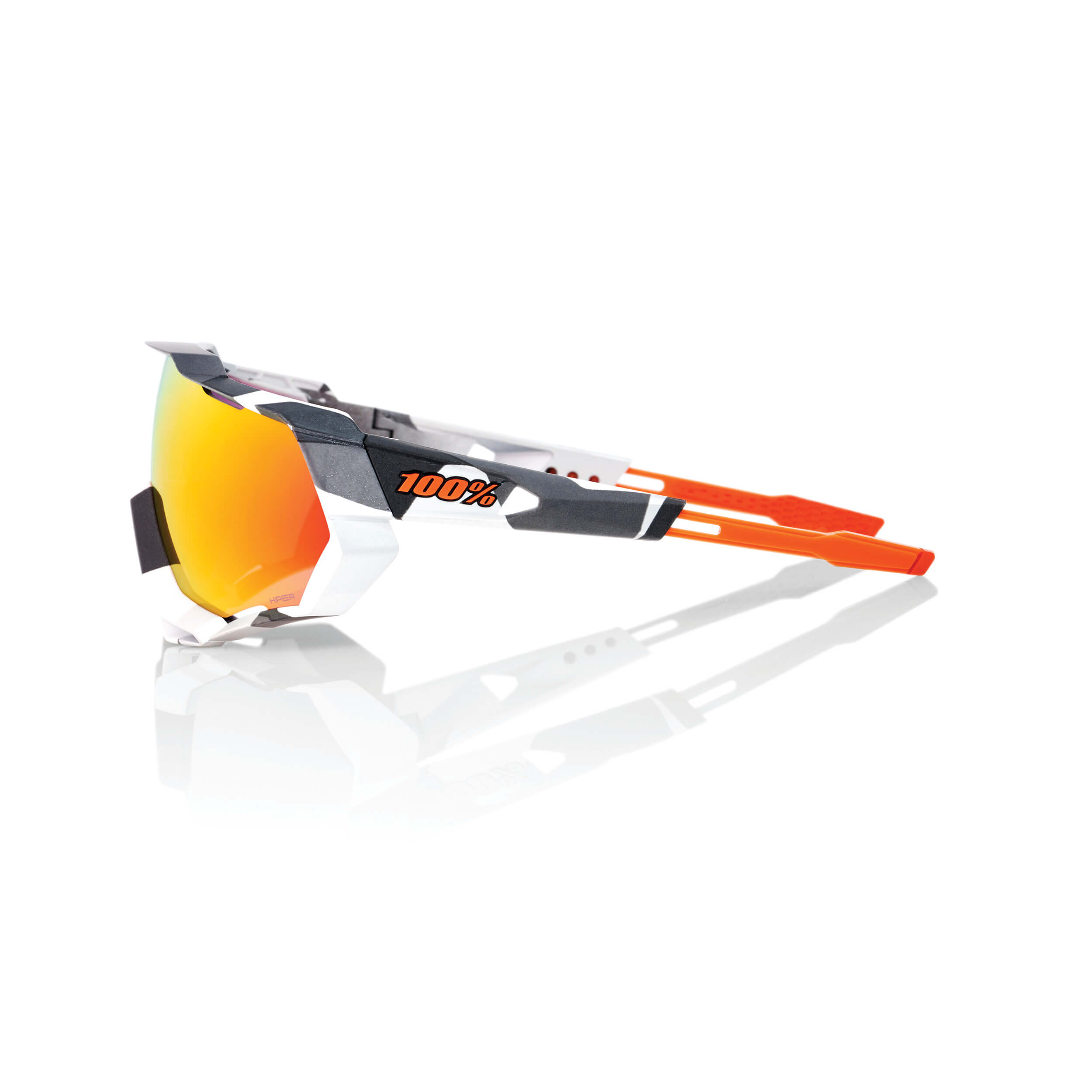 SPEEDTRAP – Soft Tact Grey Camo / HiPER Red Multilayer Mirror Lens